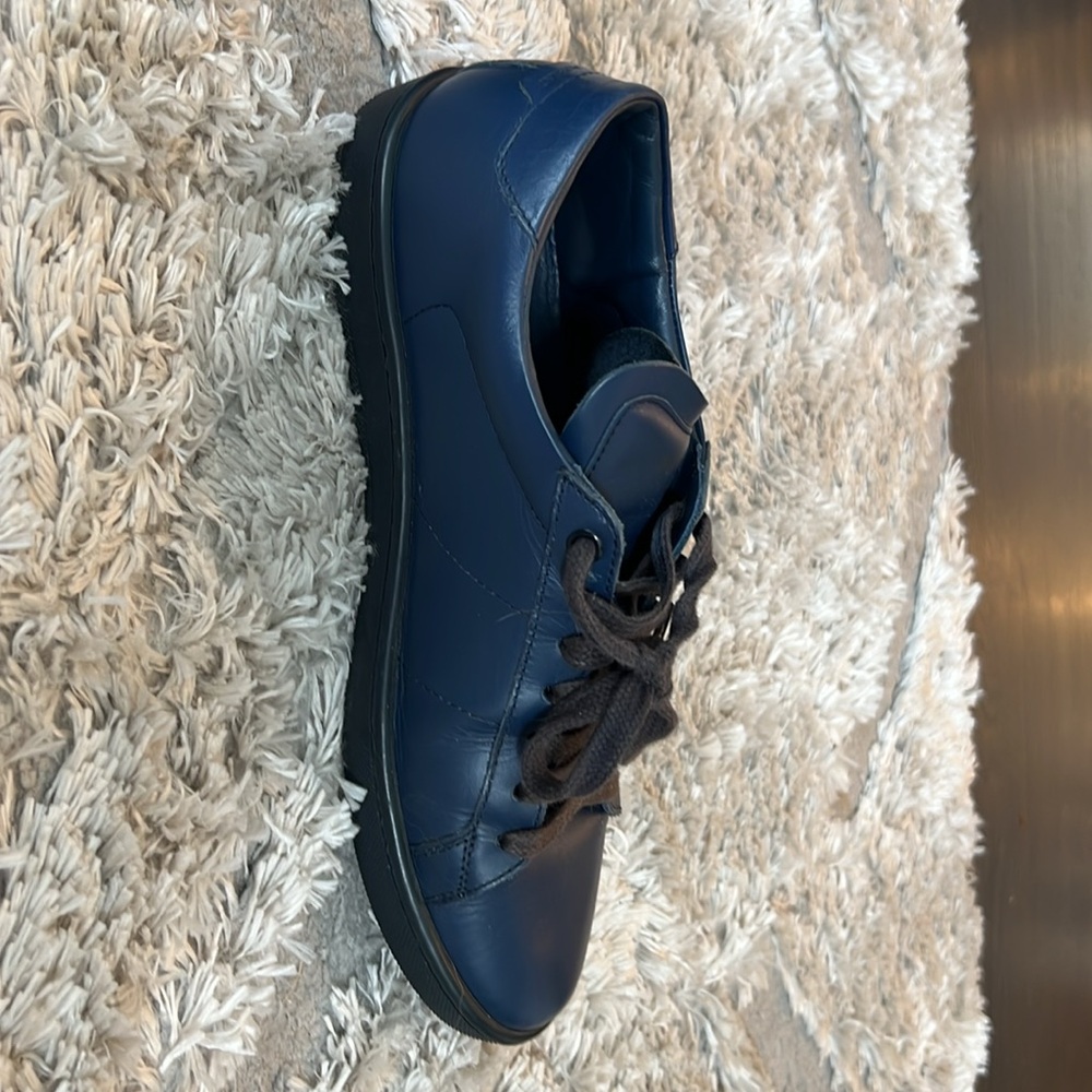 Saint Laurent SL01 sneakers in blue. - Picture 4 of 7